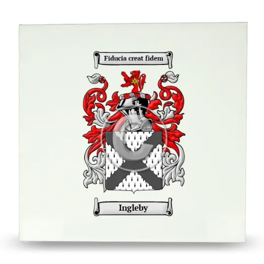 Ingleby Large Ceramic Tile with Coat of Arms