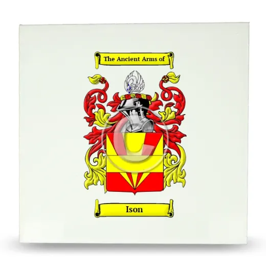 Ison Large Ceramic Tile with Coat of Arms