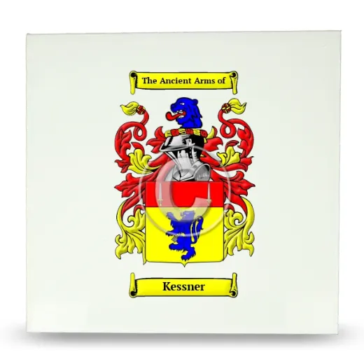 Kessner Large Ceramic Tile with Coat of Arms