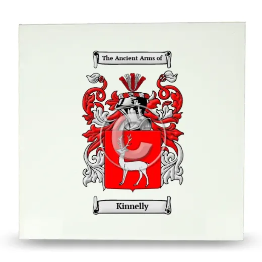 Kinnelly Large Ceramic Tile with Coat of Arms