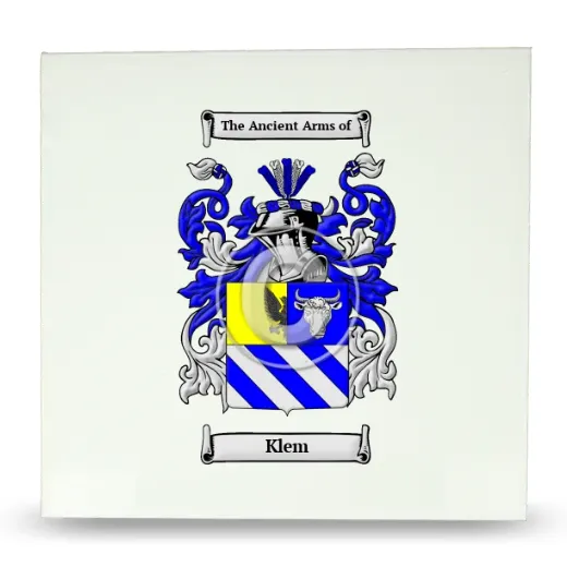 Klem Large Ceramic Tile with Coat of Arms