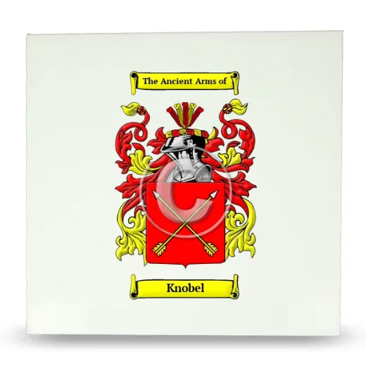 Knobel Large Ceramic Tile with Coat of Arms