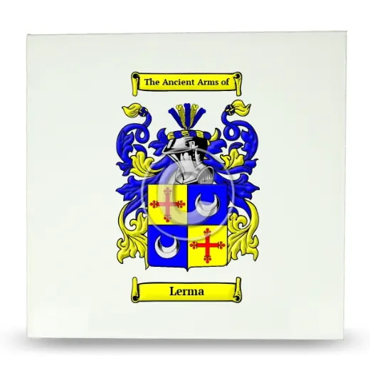 Lerma Large Ceramic Tile with Coat of Arms