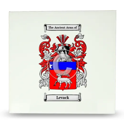 Levack Large Ceramic Tile with Coat of Arms