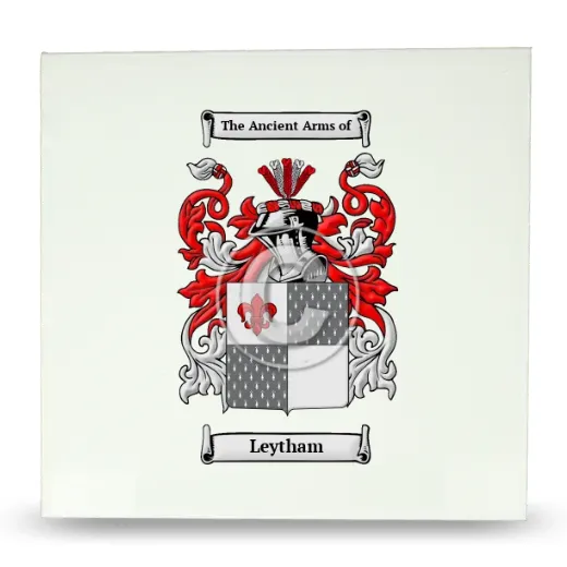 Leytham Large Ceramic Tile with Coat of Arms