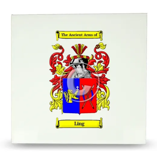Ling Large Ceramic Tile with Coat of Arms