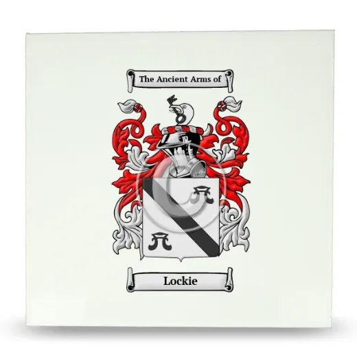 Lockie Large Ceramic Tile with Coat of Arms