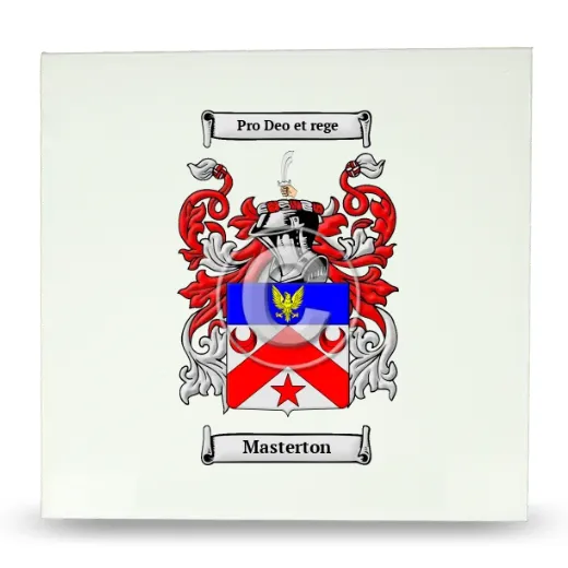 Masterton Large Ceramic Tile with Coat of Arms
