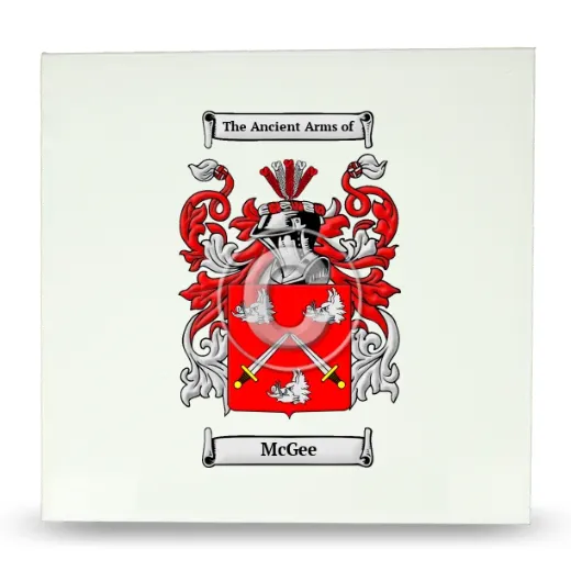 McGee Large Ceramic Tile with Coat of Arms
