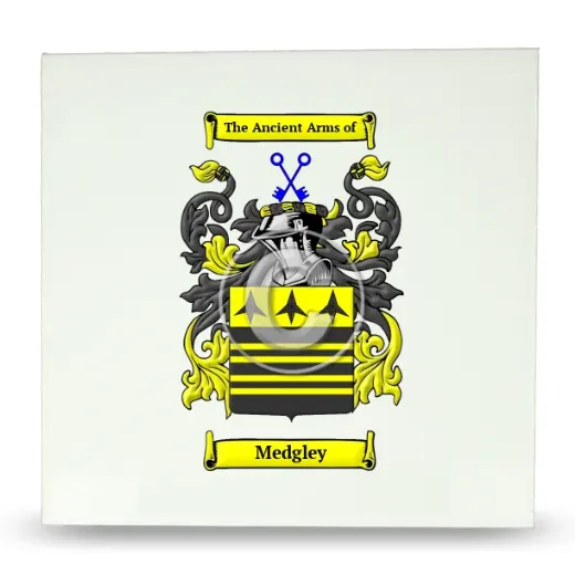 Medgley Large Ceramic Tile with Coat of Arms