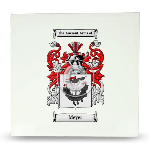 Meyer Large Ceramic Tile with Coat of Arms