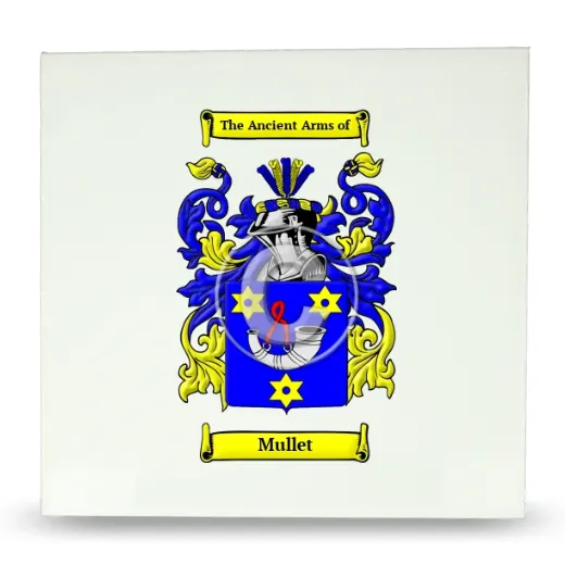 Mullet Large Ceramic Tile with Coat of Arms