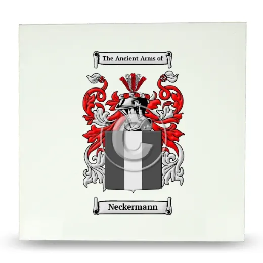 Neckermann Large Ceramic Tile with Coat of Arms