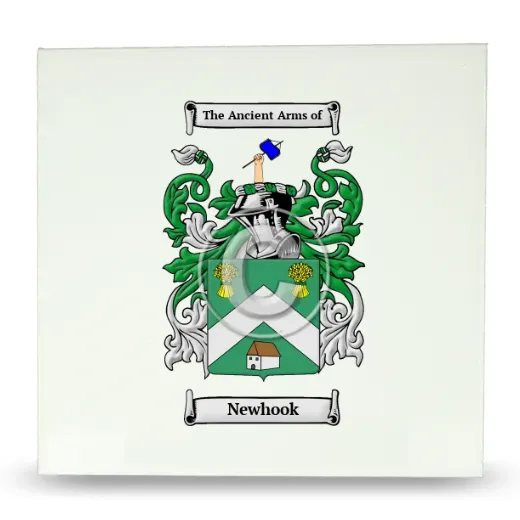 Newhook Large Ceramic Tile with Coat of Arms