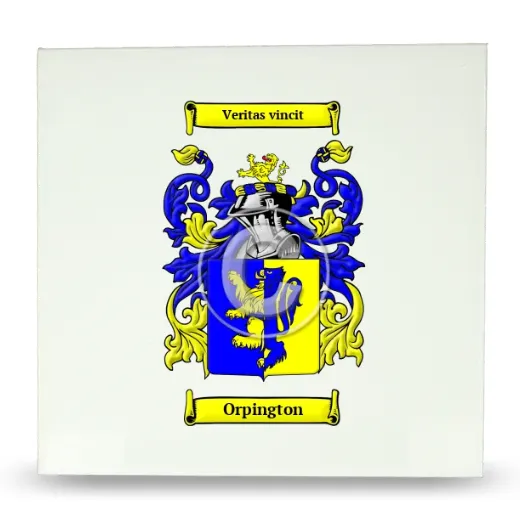 Orpington Large Ceramic Tile with Coat of Arms
