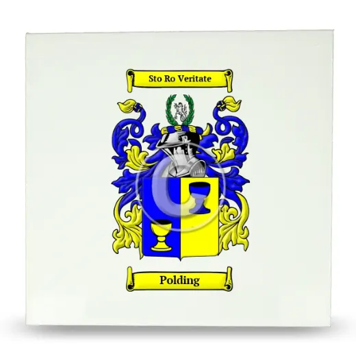 Polding Large Ceramic Tile with Coat of Arms