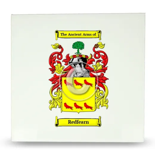 Redfearn Large Ceramic Tile with Coat of Arms
