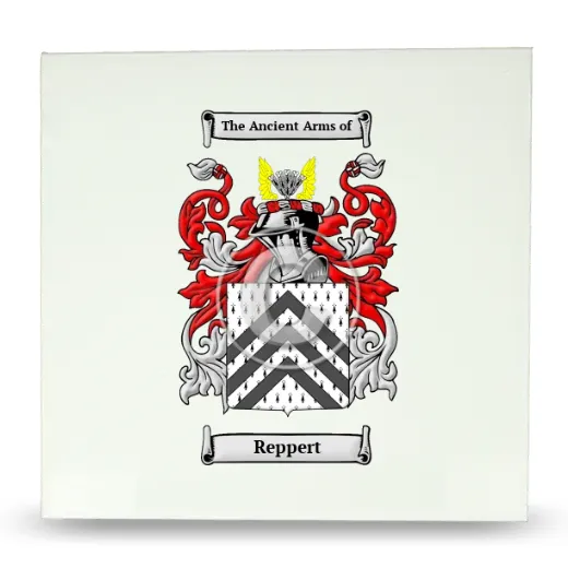 Reppert Large Ceramic Tile with Coat of Arms