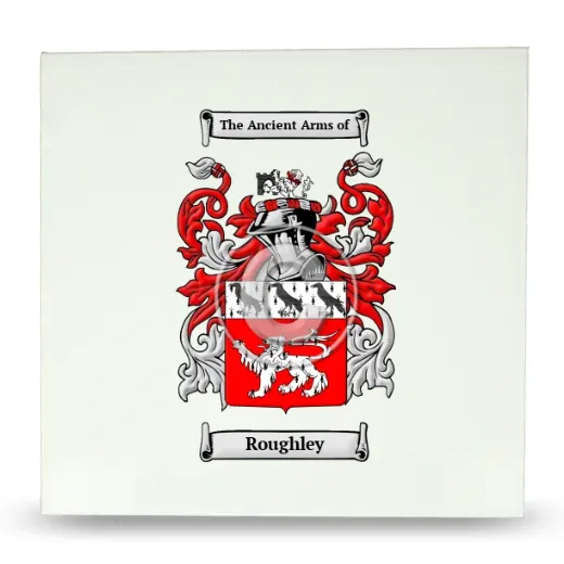 Roughley Large Ceramic Tile with Coat of Arms