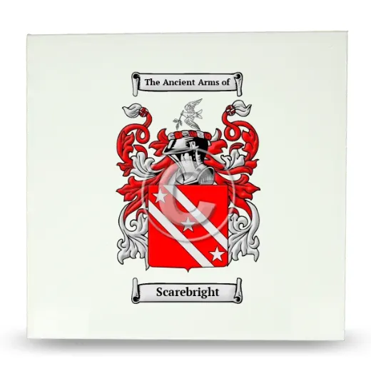 Scarebright Large Ceramic Tile with Coat of Arms