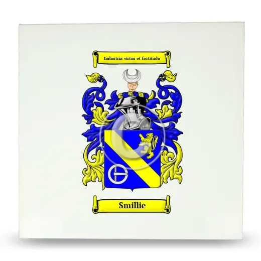 Smillie Large Ceramic Tile with Coat of Arms