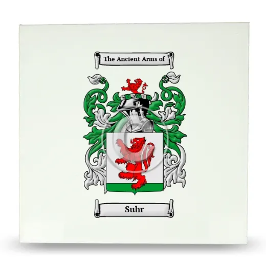 Suhr Large Ceramic Tile with Coat of Arms