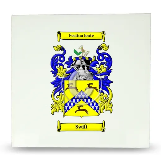 Swift Large Ceramic Tile with Coat of Arms