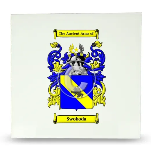 Swoboda Large Ceramic Tile with Coat of Arms