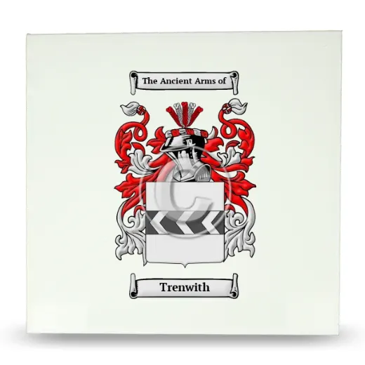 Trenwith Large Ceramic Tile with Coat of Arms