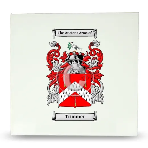 Trimmer Large Ceramic Tile with Coat of Arms
