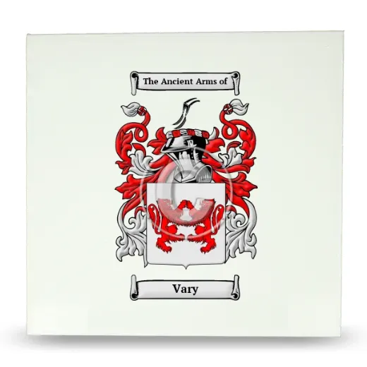Vary Large Ceramic Tile with Coat of Arms