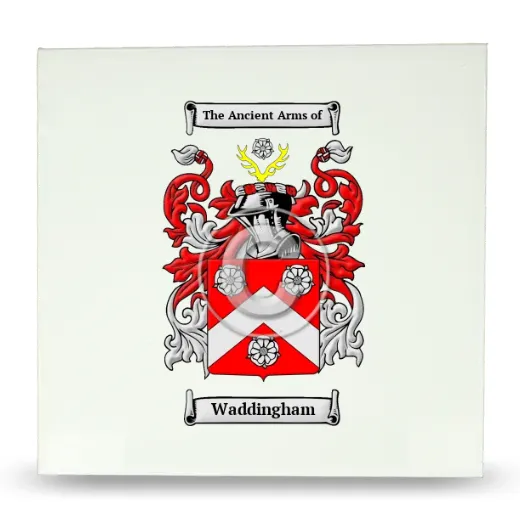 Waddingham Large Ceramic Tile with Coat of Arms