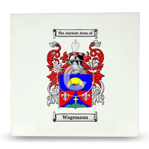 Wagemann Large Ceramic Tile with Coat of Arms