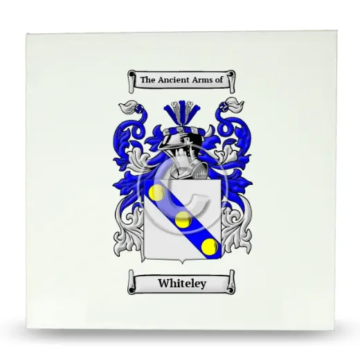 Whiteley Large Ceramic Tile with Coat of Arms
