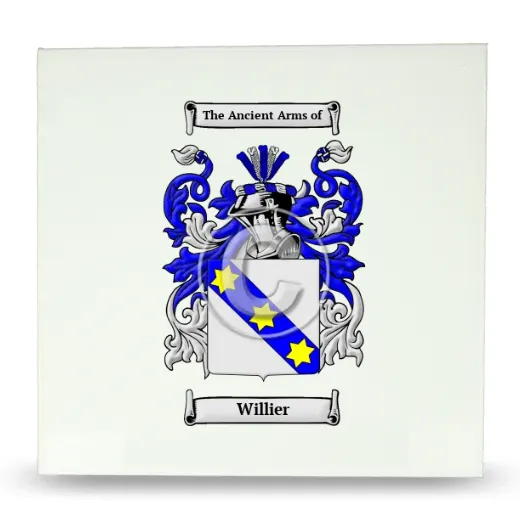 Willier Large Ceramic Tile with Coat of Arms
