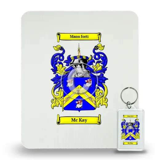 Mc Kay Mouse Pad and Keychain Combo Package