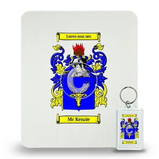Mc Kenzie Mouse Pad and Keychain Combo Package