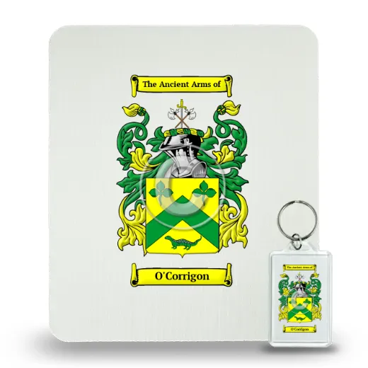 O'Corrigon Mouse Pad and Keychain Combo Package