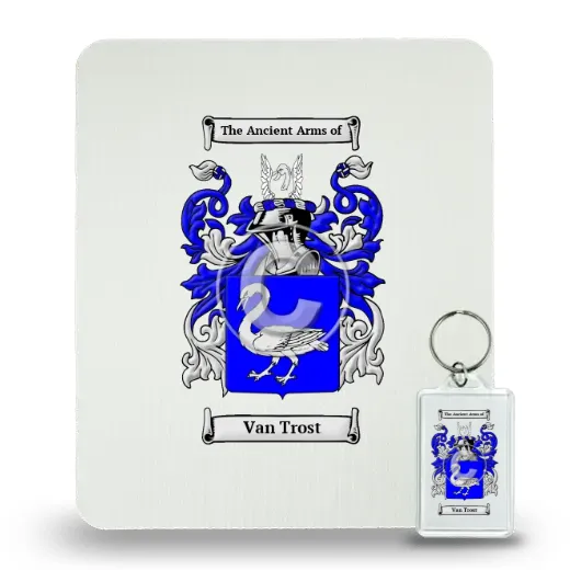 Van Trost Mouse Pad and Keychain Combo Package