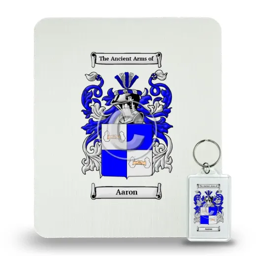Aaron Mouse Pad and Keychain Combo Package