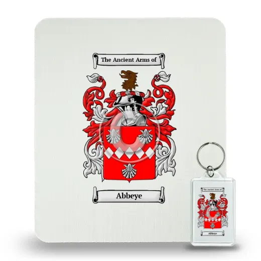 Abbeye Mouse Pad and Keychain Combo Package