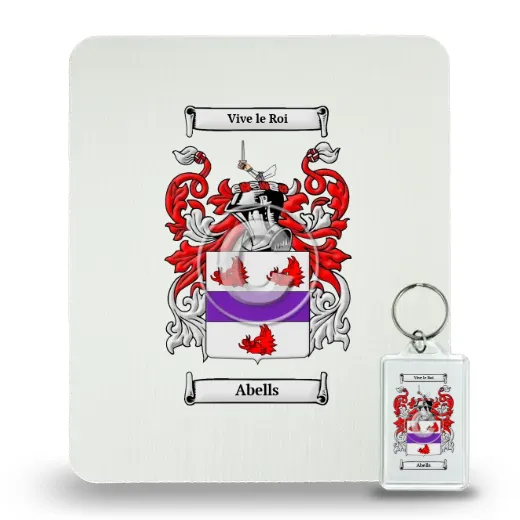 Abells Mouse Pad and Keychain Combo Package