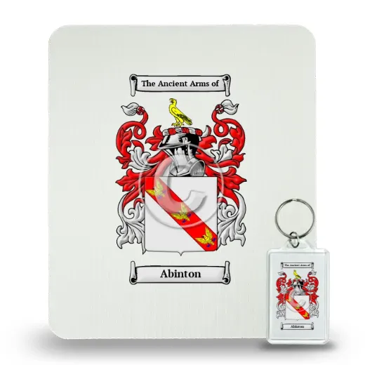 Abinton Mouse Pad and Keychain Combo Package