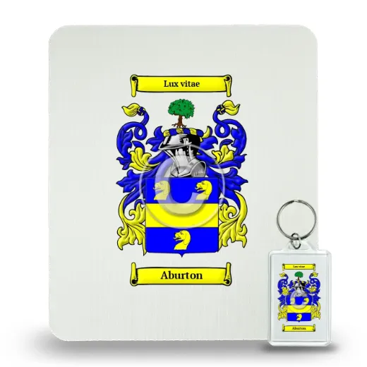 Aburton Mouse Pad and Keychain Combo Package