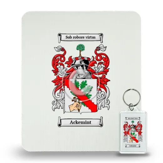 Ackemint Mouse Pad and Keychain Combo Package