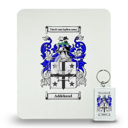 Addekand Mouse Pad and Keychain Combo Package