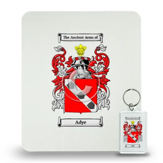 Adye Mouse Pad and Keychain Combo Package