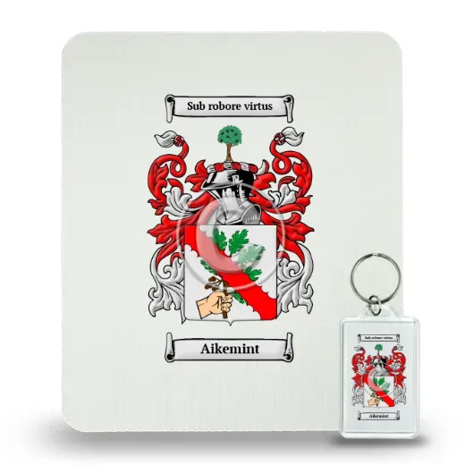 Aikemint Mouse Pad and Keychain Combo Package