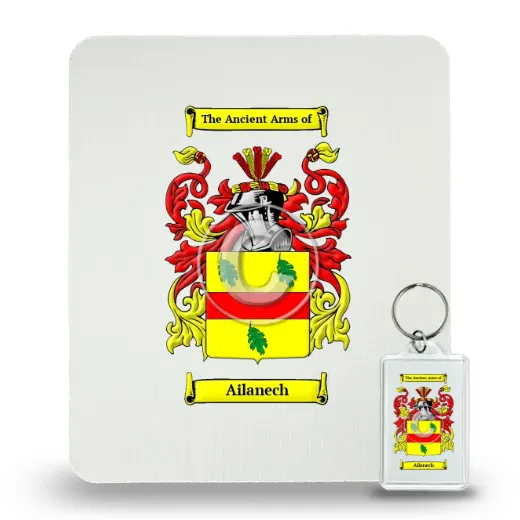 Ailanech Mouse Pad and Keychain Combo Package