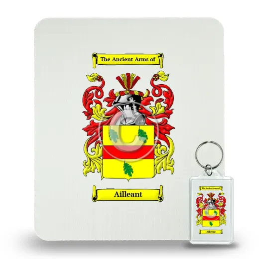 Ailleant Mouse Pad and Keychain Combo Package